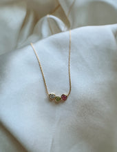 Load image into Gallery viewer, 14K Gold Birthstone Gem Necklace