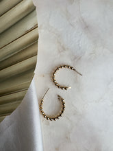 Load image into Gallery viewer, Lottie Beaded Hoops