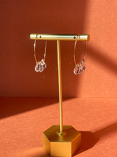 Load image into Gallery viewer, Crystal U Hoops