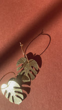 Load and play video in Gallery viewer, Monstera Statement Hoops