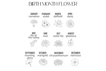 Load image into Gallery viewer, Birth month flower ring- Bold
