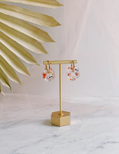 Load image into Gallery viewer, Resin Flowers Daisy Hoops

